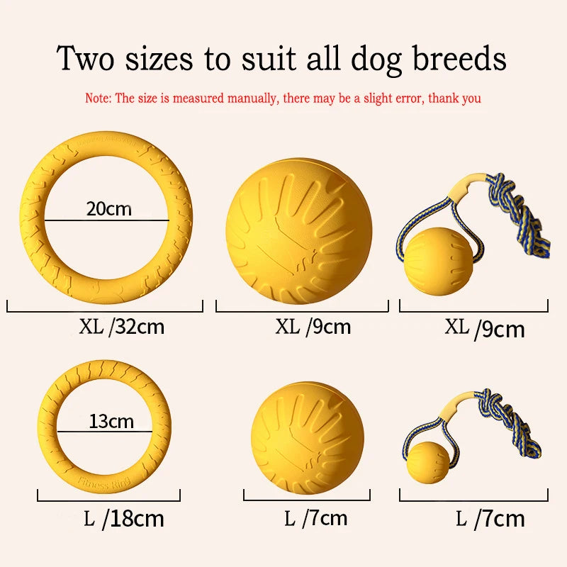 Robustes 4in1 Hundespielzeug Set