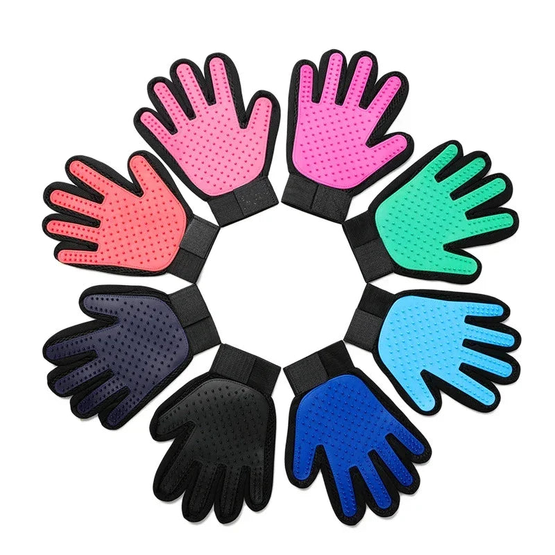 Silikon Fellpflege-Handschuh für Hunde & Katzen