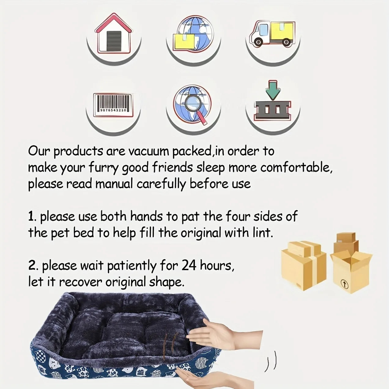 BeiYu Pet Hundebett Sofa für Hunde & Katzen
