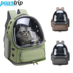 Transparenter Katzen Rucksack mit Sichtfenster