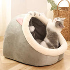 Halbgeschlossenes Katzen Nest für alle Jahreszeiten