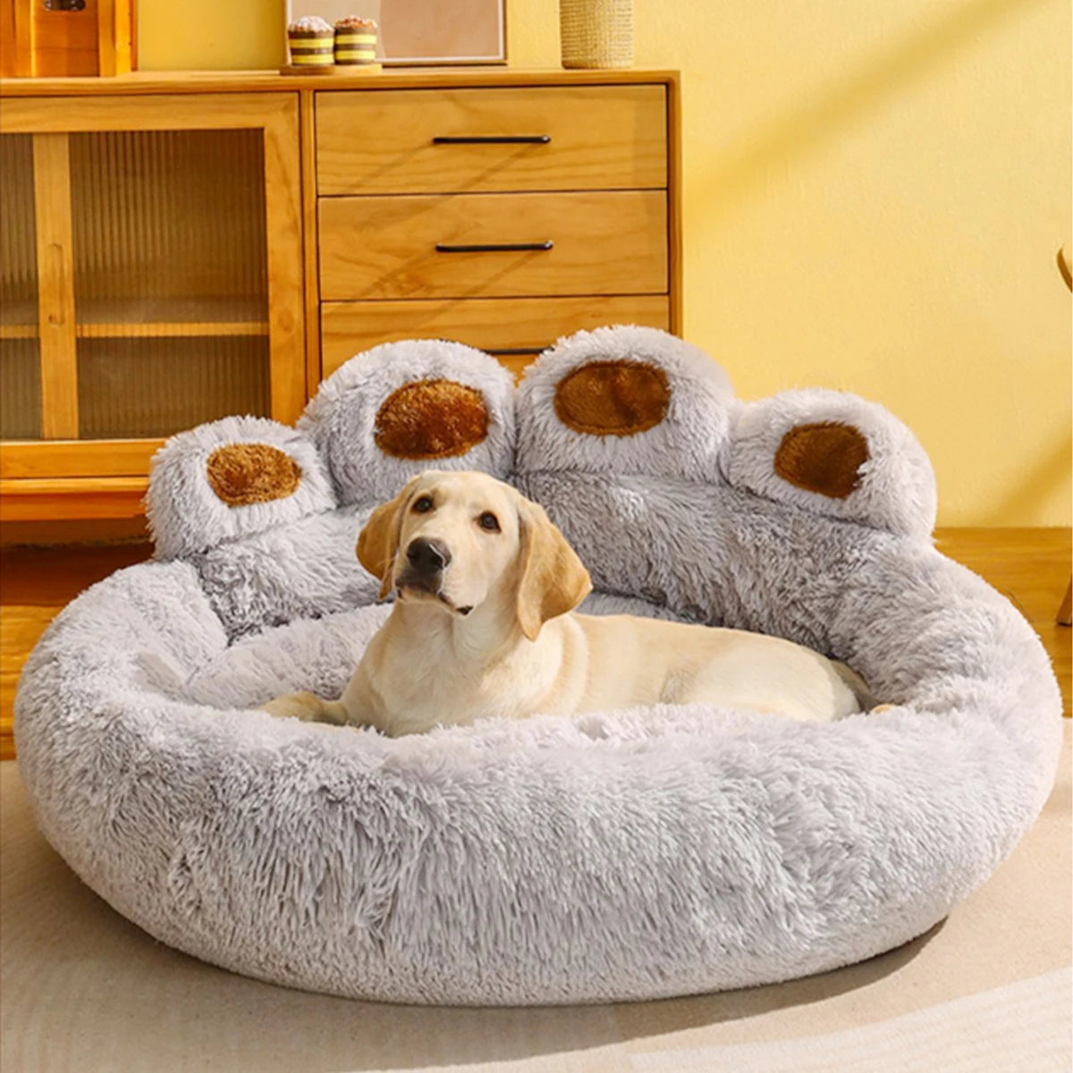 BeiYu Pet Flauschiges Winter Hundebett