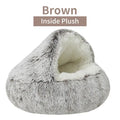 Rundes 2in1 Kuschelbett für Hunde & Katzen
