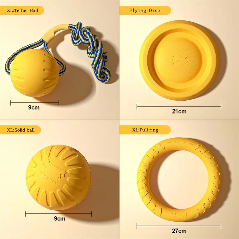 Robustes 4in1 Hundespielzeug Set