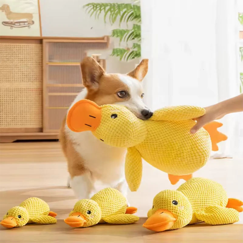 Interaktive Plüsch-Ente für Hunde
