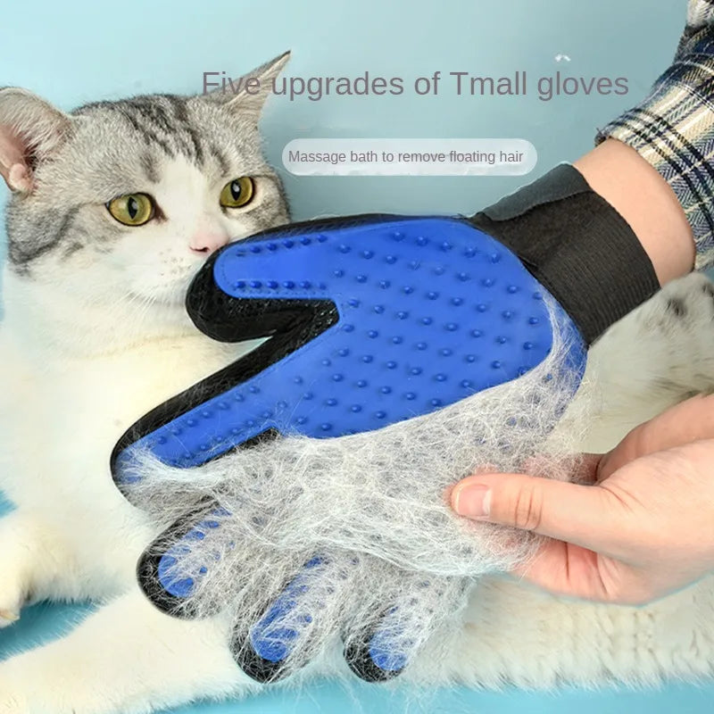 Silikon Fellpflege-Handschuh für Hunde & Katzen