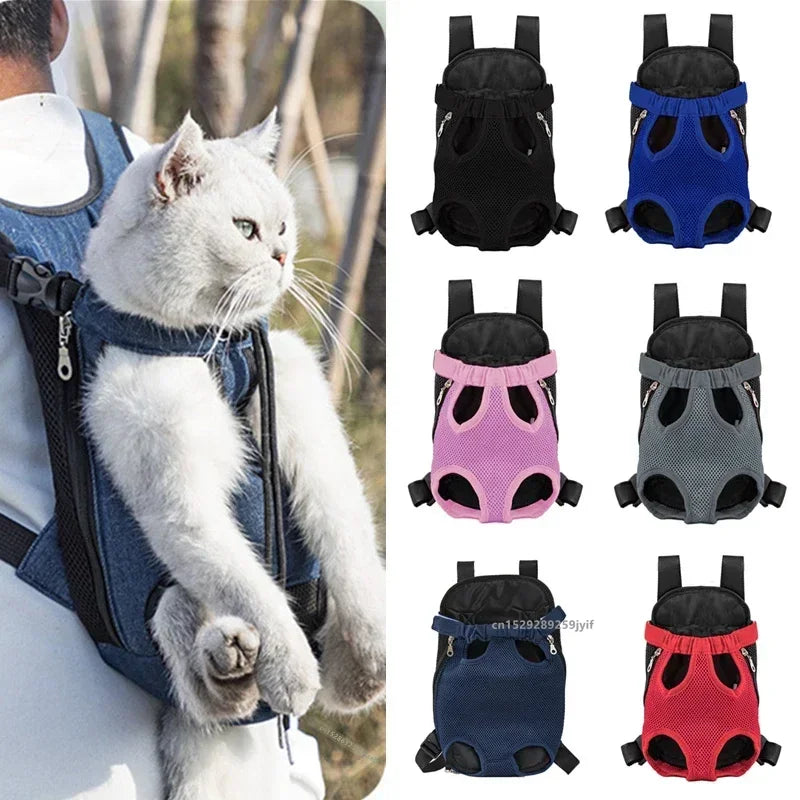 Atmungsaktiver Doppel-Schulter Haustier Rucksack