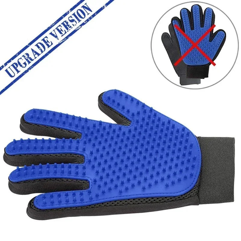 Silikon Fellpflege-Handschuh für Hunde & Katzen