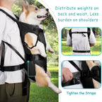 Gepolsterter Fronttrage Rucksack für Hunde & Katzen