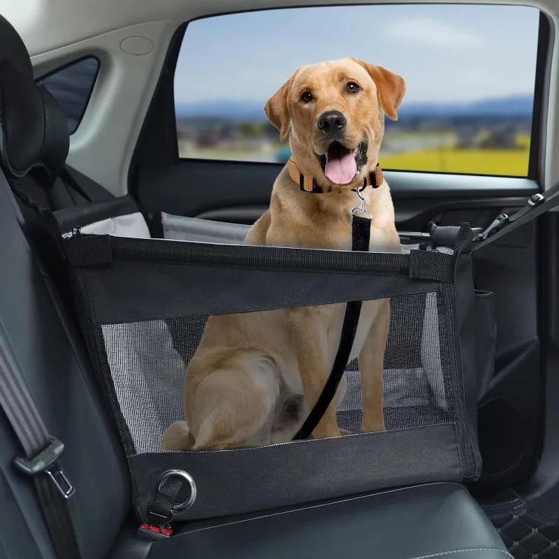 Wasserdichter Hunde Autositz mit Sicherheitsnetz