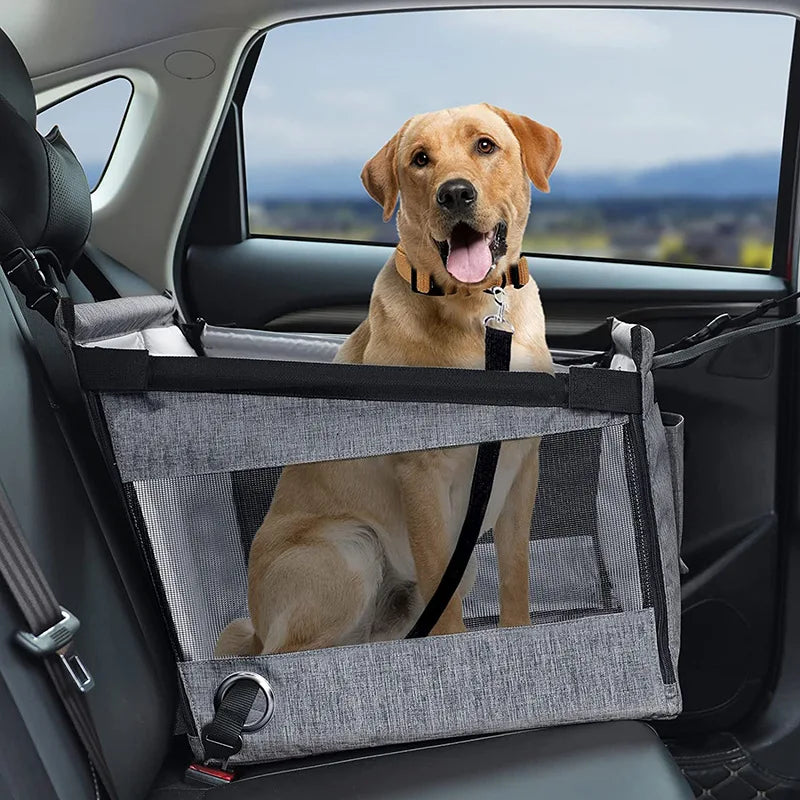 Wasserdichter Hunde Autositz mit Sicherheitsnetz