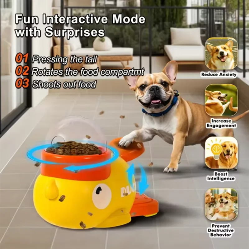 Interaktiver Snackspender Hund – Enten Design