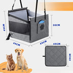 Wasserdichter Hunde Autositz mit Sicherheitsnetz