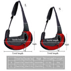 Atmungsaktive Schultertasche für kleine Hunde & Katzen