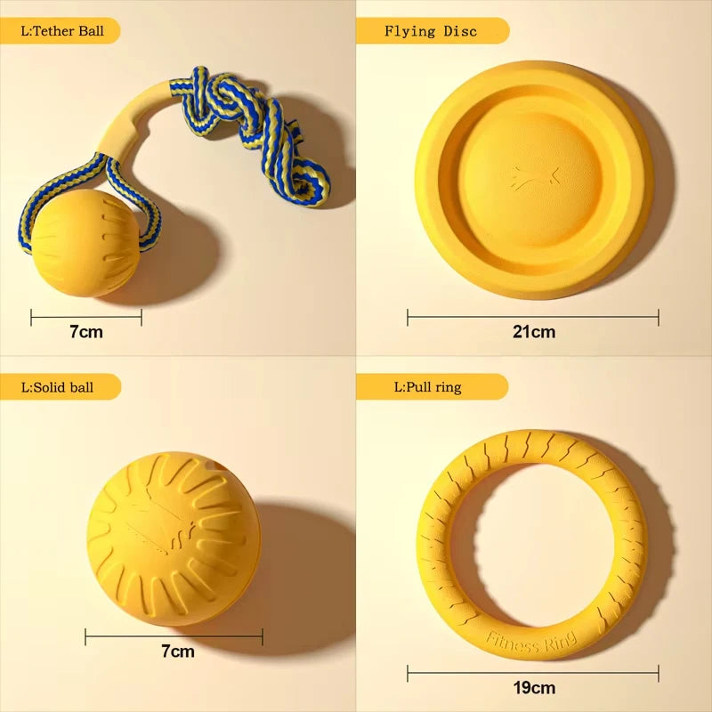 Robustes 4in1 Hundespielzeug Set
